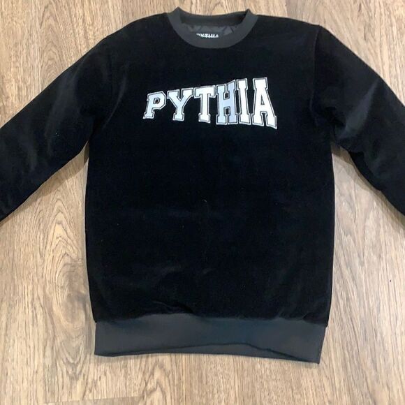 pythia Tops - Pythia Puff winter corduroy sweatshirt small size